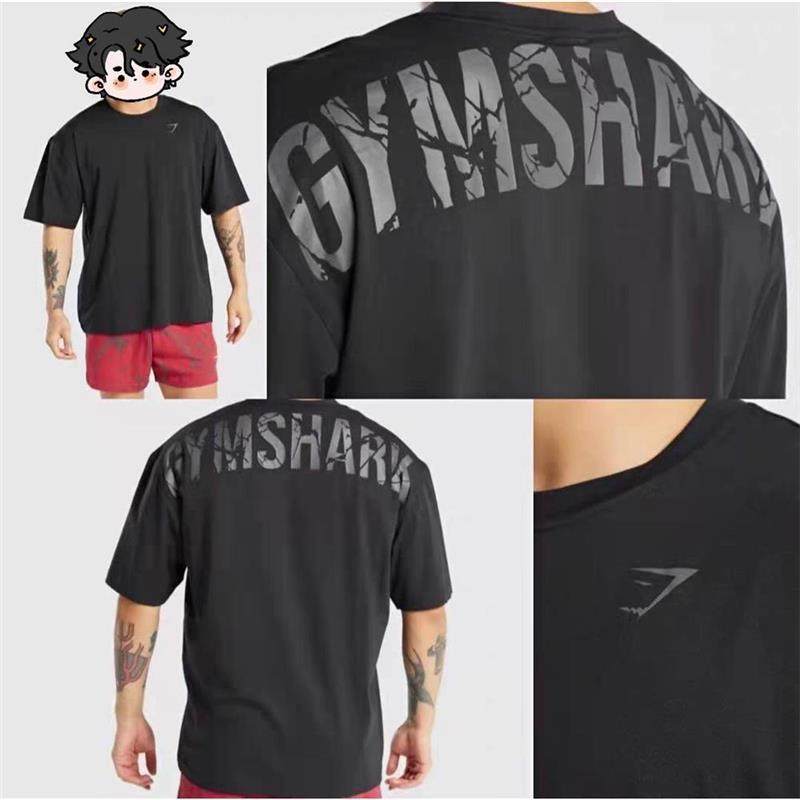 Men's Loose Fit Cotton T-Shirt - Breathable Casual Workout Tee