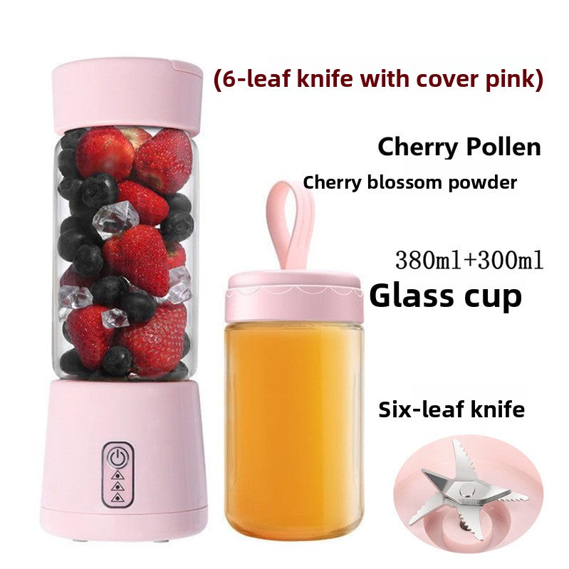 Portable rechargeable mini juicer cup