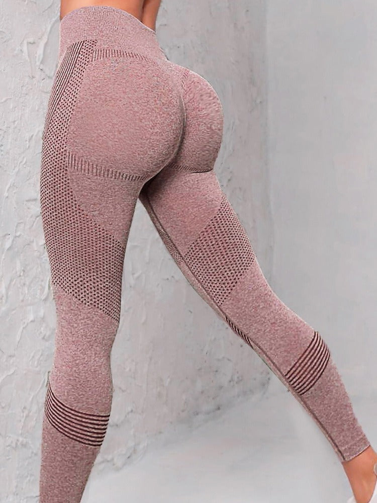 Seamless High-Waist Thigh Lift Leggings - Sculpting Fitness Pants for Women